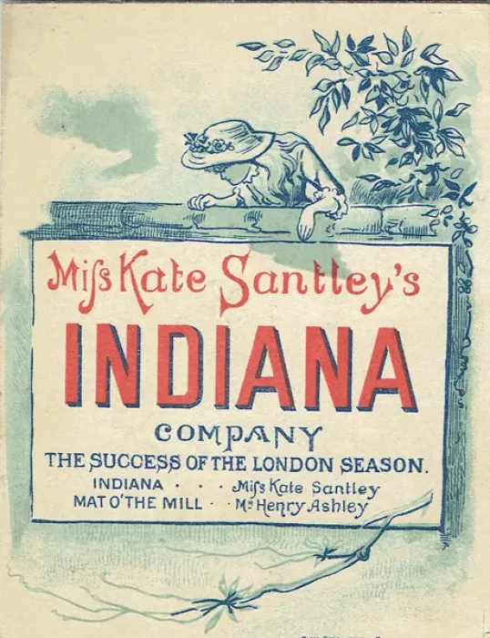 Framed Print : Indiana by H B Farnie Framed Print : Indiana by H B Farnie