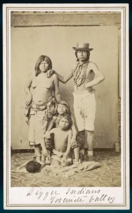 Framed Print : Indians of Yosemite Framed Print : Indians of Yosemite