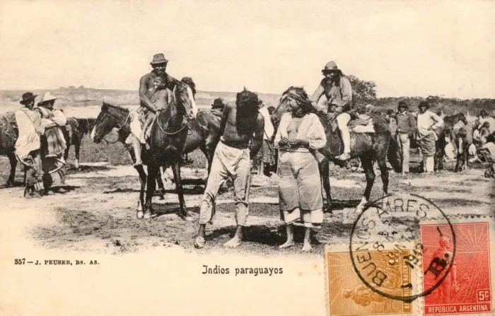 Framed Print : Indigenous Indians from Paraguay Framed Print : Indigenous Indians from Paraguay