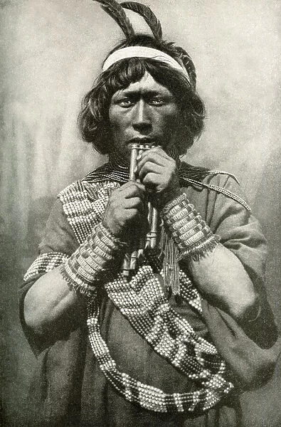 Indigenous musician, Brazil