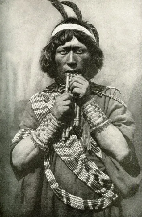 Framed Print : Indigenous musician, Brazil Framed Print : Indigenous musician, Brazil