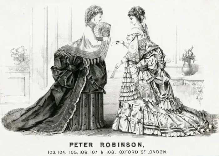 Framed Print : Indoor costumes for 1888 Framed Print : Indoor costumes for 1888