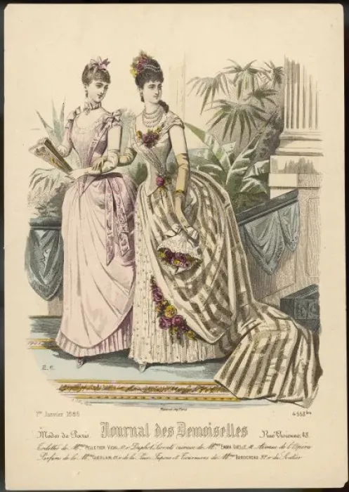 Framed Print : Indoor Dresses 1886 Framed Print : Indoor Dresses 1886