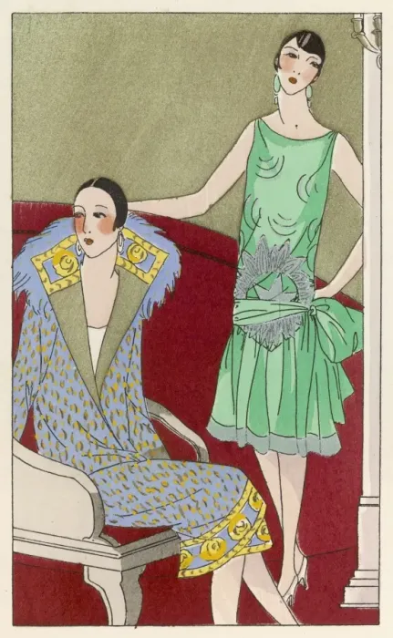 Framed Print : Indoor Dresses 1926 Framed Print : Indoor Dresses 1926