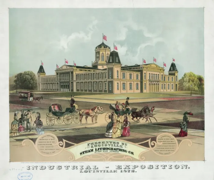 Framed Print : Industrial-exposition. Louisville 1872 Framed Print : Industrial-exposition. Louisville 1872