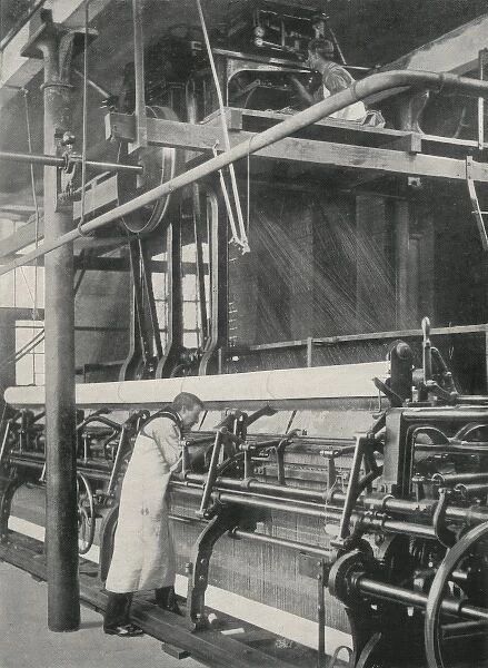 Industrial lacemaking machine, Nottingham