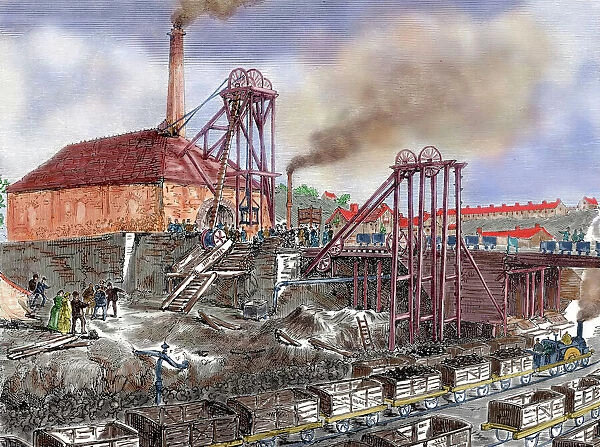 Industrial Revolution. England. Mining