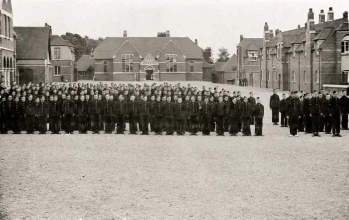 Framed Print : Industrial School Parade Framed Print : Industrial School Parade