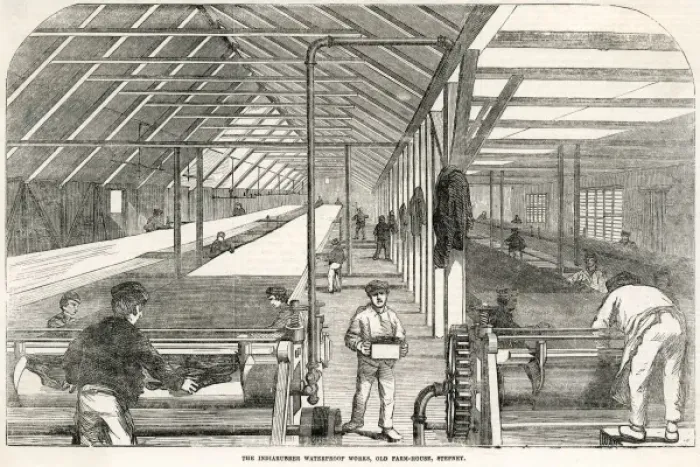 Framed Print : Industry / Rubber Framed Print : Industry / Rubber