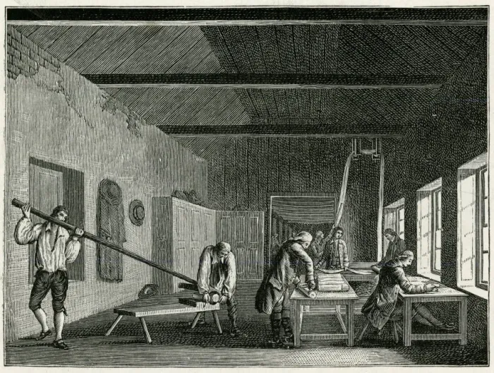 Framed Print : INDUSTRY / TEXTILES / LINEN Framed Print : INDUSTRY / TEXTILES / LINEN