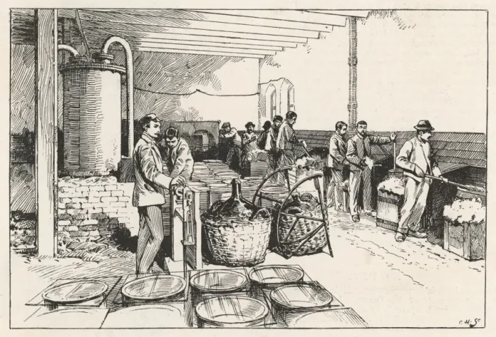Framed Print : Industry / Textiles / Silk Framed Print : Industry / Textiles / Silk