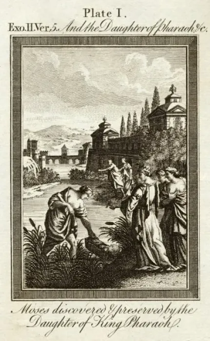 Framed Print : Infant Moses Found Framed Print : Infant Moses Found