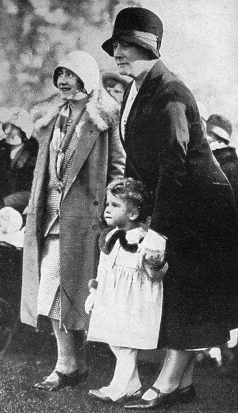 The infant Princess Elizabeth with her nurse