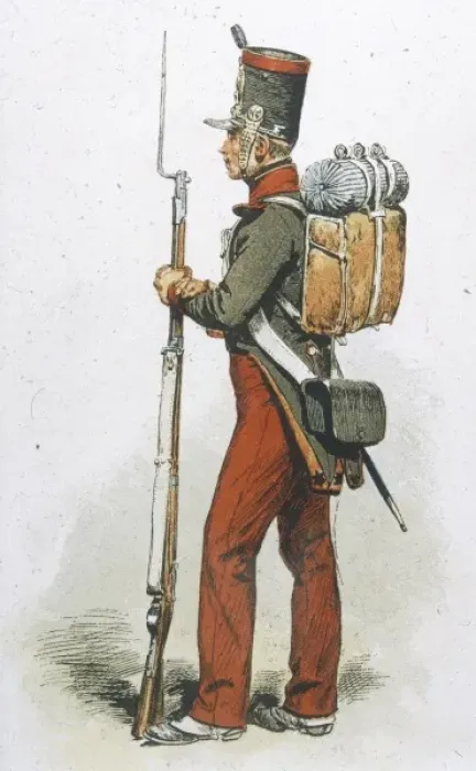 Framed Print : Infantry of Line 1835 Framed Print : Infantry of Line 1835