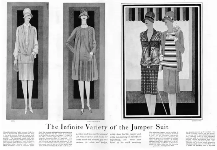 Framed Print : The Infinite Variety of the Jumper Suit, 1927 Framed Print : The Infinite Variety of the Jumper Suit, 1927