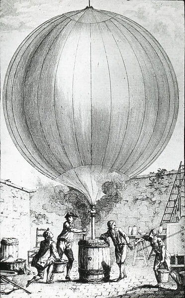 Inflation of Charles balloon