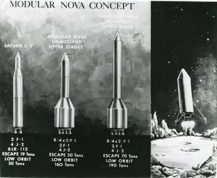 Framed Print : An infographic dated 26 May 1961 of NASA?s proposed Nov? Framed Print : An infographic dated 26 May 1961 of NASA?s proposed Nov?
