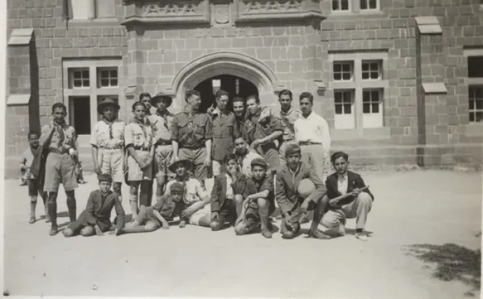 Framed Print : Informal group of boy scouts, Cyprus Framed Print : Informal group of boy scouts, Cyprus
