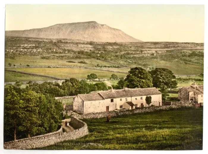 Framed Print : Ingleborough from Chapel-le-Dale, Lake District, England Framed Print : Ingleborough from Chapel-le-Dale, Lake District, England