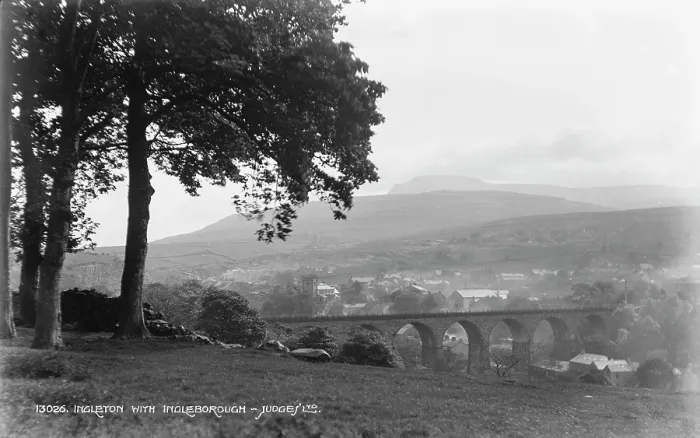 Framed Print : Ingleton and Ingleborough Framed Print : Ingleton and Ingleborough
