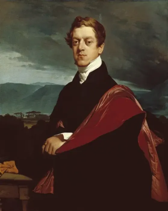 Framed Print : INGRES, Jean-Auguste-Dominique (1780-1867). Portrait Framed Print : INGRES, Jean-Auguste-Dominique (1780-1867). Portrait