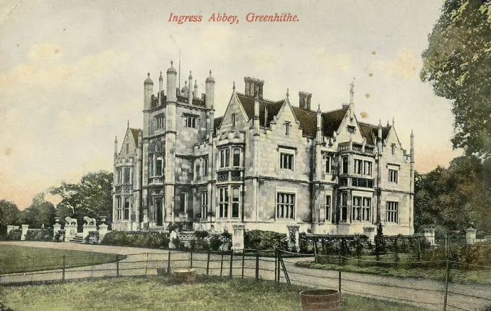 Framed Print : Ingress Abbey, Greenhithe, Kent - postcard unknown publisher Framed Print : Ingress Abbey, Greenhithe, Kent - postcard unknown publisher