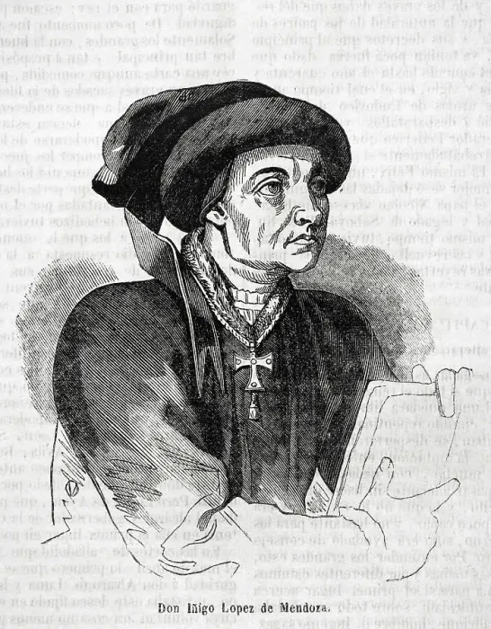 Framed Print : Inigo Lopez de Mendoza (1438-1500) Framed Print : Inigo Lopez de Mendoza (1438-1500)