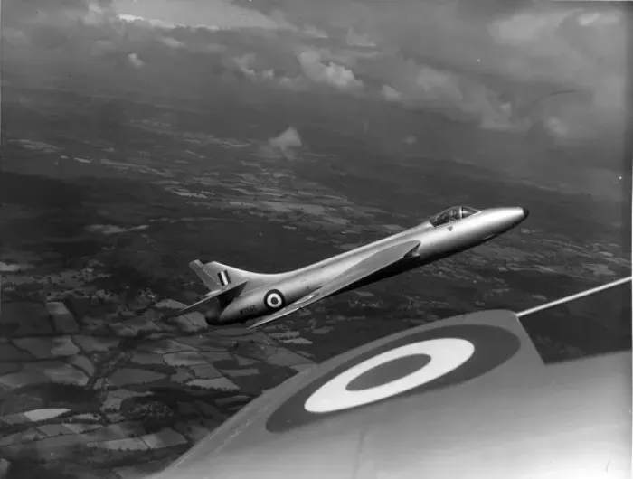 Framed Print : The third of the initial Hawker P1067 Hunter 1 Framed Print : The third of the initial Hawker P1067 Hunter 1