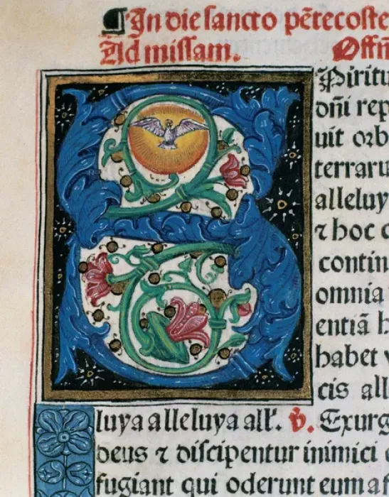 Framed Print : Initial. Missal Framed Print : Initial. Missal
