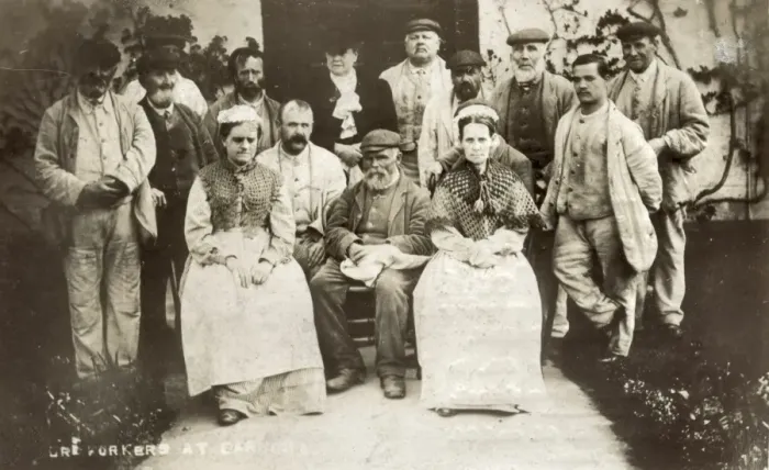 Framed Print : Inmates of the Bosmere & Claydon Workhouse, Norfolk Framed Print : Inmates of the Bosmere & Claydon Workhouse, Norfolk