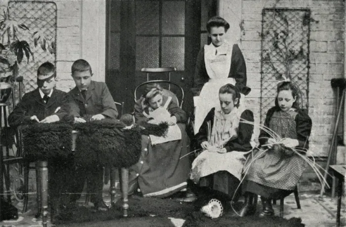Framed Print : Inmates of Chipping Norton Childrens Home Framed Print : Inmates of Chipping Norton Childrens Home