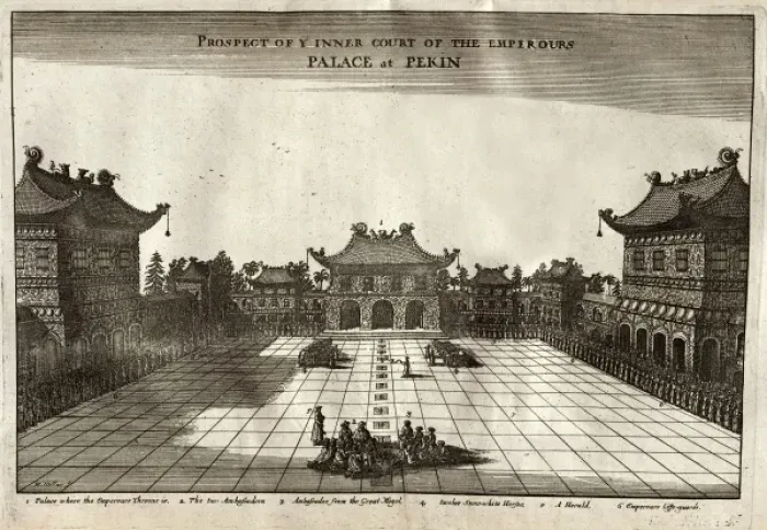Framed Print : Inner court of the Imperial palace at Beijing Framed Print : Inner court of the Imperial palace at Beijing