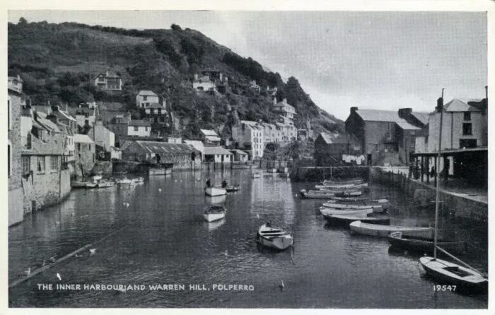 Framed Print : The Inner Harbour & Warren Hill, Polperro, Cornwall Framed Print : The Inner Harbour & Warren Hill, Polperro, Cornwall
