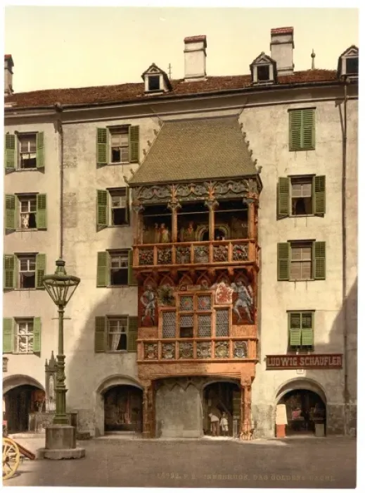Framed Print : Innsbruck, the Golden Porch, Tyrol, Austro-Hungary Framed Print : Innsbruck, the Golden Porch, Tyrol, Austro-Hungary