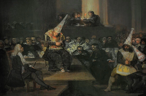 The Inquisition Scene, 1808-1812, by Goya