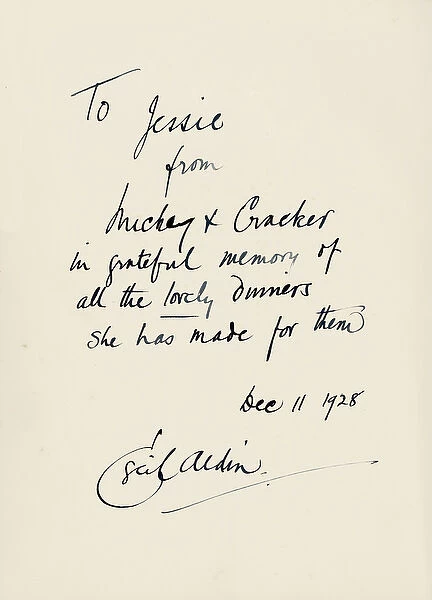 Inscription by Cecil Aldin, Dogs of Character