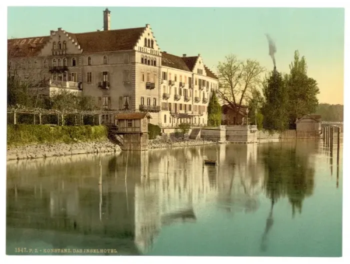 Framed Print : Insel Hotel, Constance (i. e. Konstanz), Baden, Germany Framed Print : Insel Hotel, Constance (i. e. Konstanz), Baden, Germany