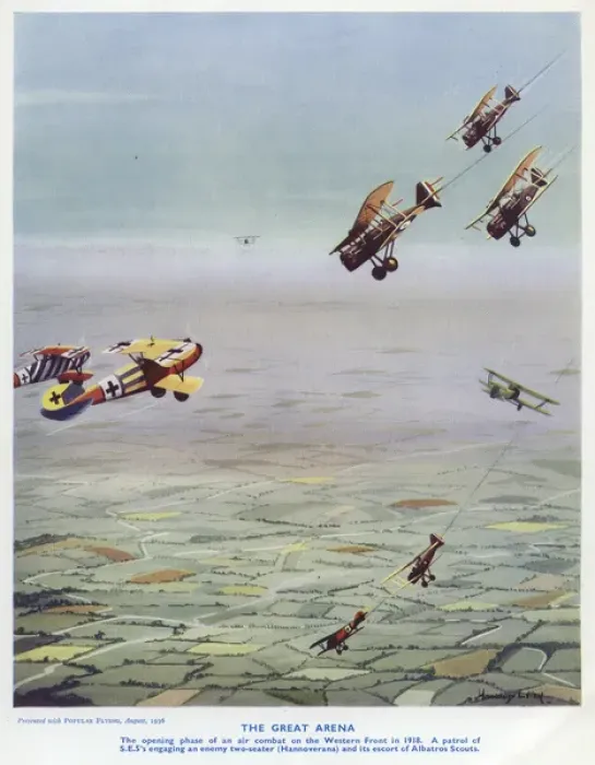 Framed Print : Insert of cover design, Popular Flying Framed Print : Insert of cover design, Popular Flying
