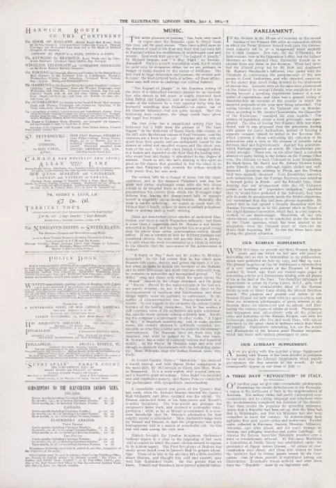 Framed Print : Inside cover of the Illustrated London News Framed Print : Inside cover of the Illustrated London News