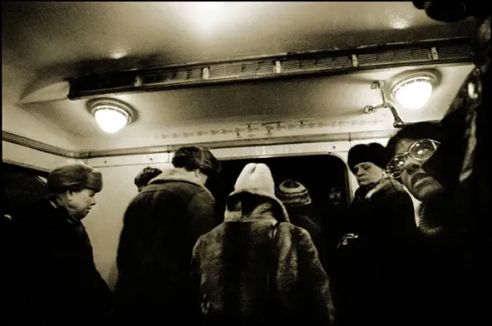 Framed Print : Inside a Moscow underground train carriage Framed Print : Inside a Moscow underground train carriage