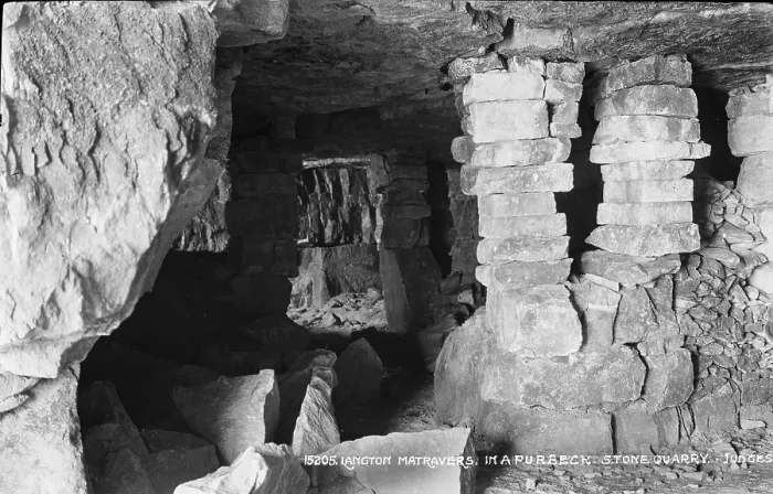 Framed Print : Inside a Purbeck Stone Quarry Framed Print : Inside a Purbeck Stone Quarry