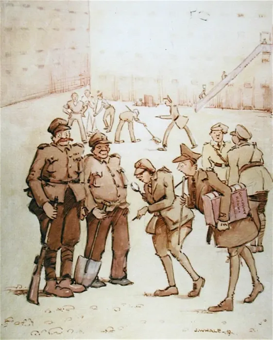Framed Print : Inspecting the Company at The Maltings, Mistley, Essex Framed Print : Inspecting the Company at The Maltings, Mistley, Essex