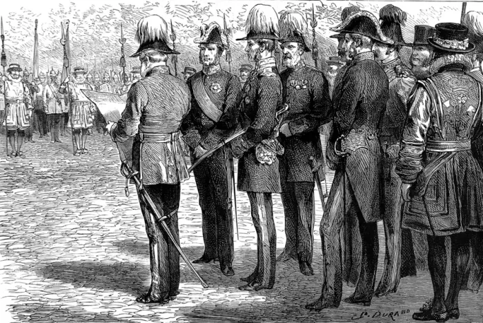 Framed Print : Installation of the Constable of the Tower of London, 1881 Framed Print : Installation of the Constable of the Tower of London, 1881