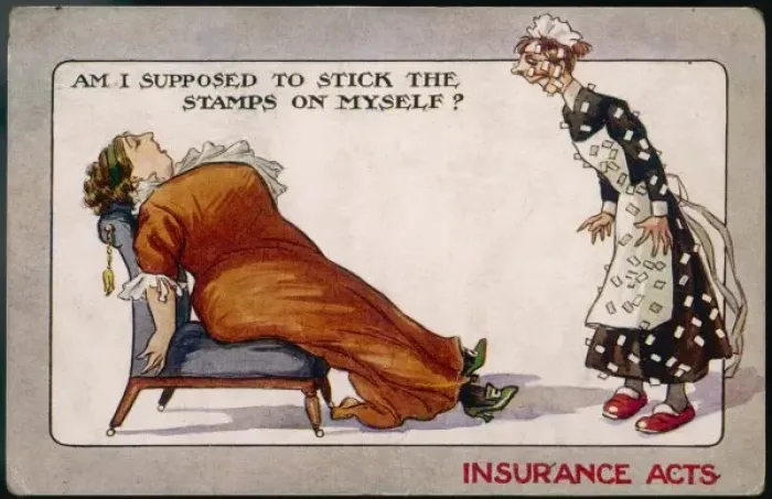 Framed Print : Insurance Stamps Framed Print : Insurance Stamps