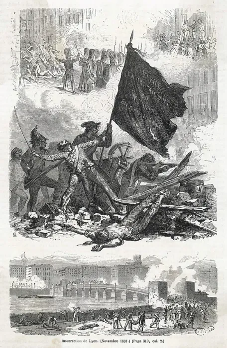 Framed Print : INSURRECTION AT LYON Framed Print : INSURRECTION AT LYON