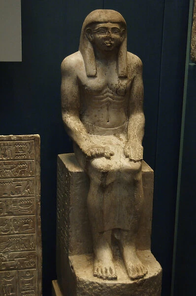 Intefs seated statue. Egypt