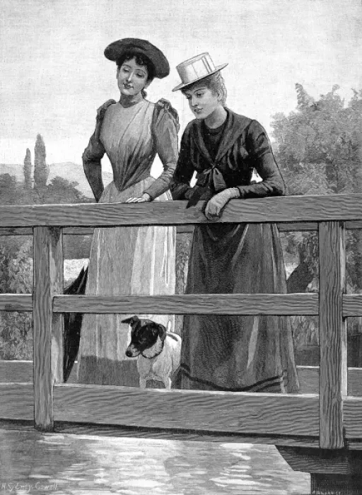 Framed Print : Interested Spectators, 1892 Framed Print : Interested Spectators, 1892
