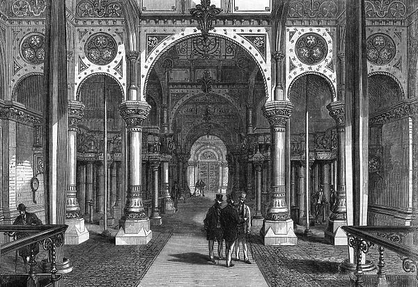 Interior of the Abbey Mills Pumping Station, London, 1868