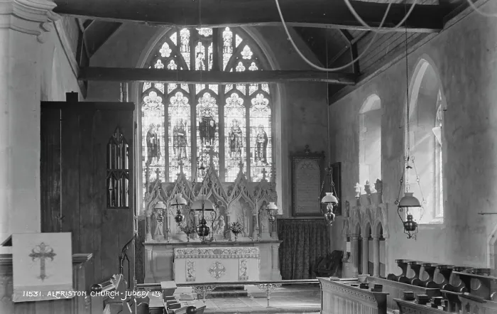 Framed Print : Interior of Alfriston Church Framed Print : Interior of Alfriston Church