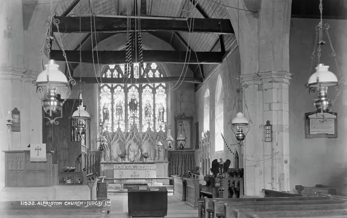 Framed Print : Interior of Alfriston Church Framed Print : Interior of Alfriston Church